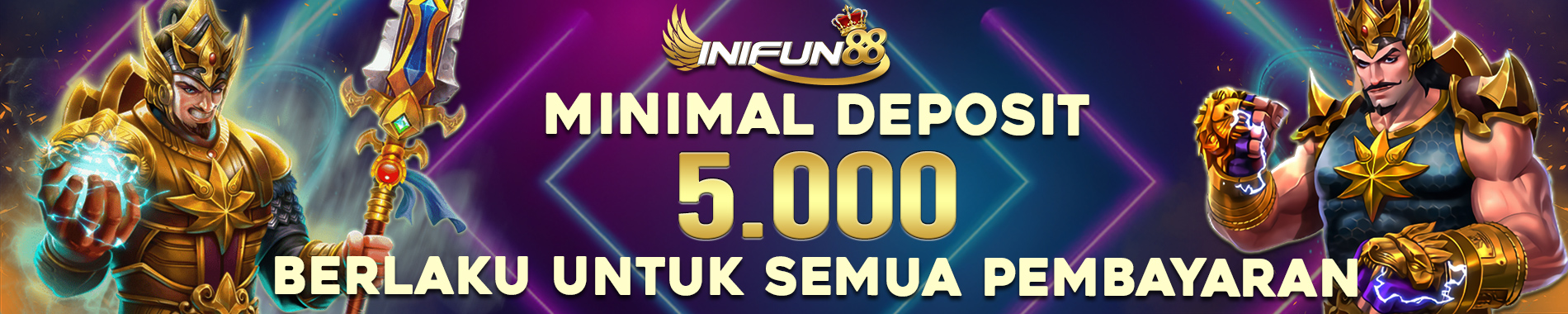 iniFun88 Minimal Deposit 5.000